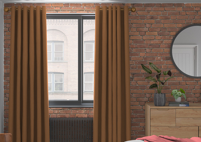 Faux Suede, Latte - Made to Measure Curtains - Image 3